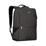 WENGER MX Reload Laptop-Rucksack mit Tabletfach, Notebook bis 14 Zoll, Tablet bis 10 Zoll, Organizer, 17 l, Damen Herren, Büro Business-Reisen Uni, Grau (Heather Grey), 611643