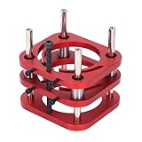 VELATEMOR Oberfräsenbasis, Starke Aluminiumlegierung, 51 Mm Maximale Höhenverstellung für Oberfräsentische, Werkstatt