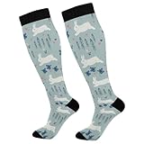 Geruchshemmend Radsport Socken Süße Kaninchen Blume Fahrradsocken, Unisex Sport Socken, fußball, Herren, Basketball, 50cm
