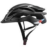 Fahrradhelm Mountainbike Helm Stadthelm Radhelm Unisex-Größenverstellbarer Helm Atmungsaktiv MTB-Helm Mountainbike Helm für Herren Damen(52-62CM)