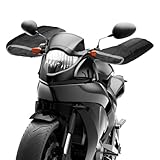 Motorradlenker Stulpen, Winddicht Warm Handschuhe mit Reflektierendem Streifen, wasserdichte Lenker Handshuhe, Universal Verdickt Plüschfutter Lenkerhandschuhe Fahrrad für Roller Fahrrad Motorrad