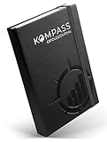 KOMPASS Erfolgsjournal Startversion | Planer für Ziele, Selbstreflexion, Fokus, Achtsamkeit & Dankbarkeit | Tagebuch, Notizbuch, Organizer im DIN A5 Format