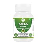 Morsan Healthcare Amla Kapseln 500mg – Bio Indische Stachelbeere (Emblica officinalis) Extrakt | Natürliches Vitamin C & Antioxidant | Vegane Kräuterkapseln | Packung mit 1