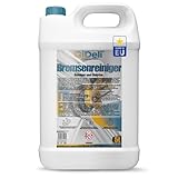 GiDeli Bremsenreiniger 5L - für Auto, Motorrad & Fahrrad - entfernt Öl, Fett, Bremsstaub, Klebereste - Werkstatt-Entfetter, schnell trocknend, rückstandsfrei