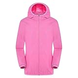 CCOOfhhc Regenjacke Damen Herren Leicht Sommerjacke Wasserdicht Atmungsaktiv Regenmantel Mit Kapuze Faltbar Dünne Übergangsjacke Sport Fahrrad Winddicht Outdoorjacke Outdoor Windjacke