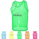 meiwar Leibchen - 10er Set Trainingsleibchen I Größe M/L I Grün