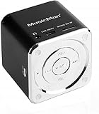 Technaxx Mini Musicman 3 W tragbarer Lautsprecher, 1-Wege, 3 W, 150-18000 Hz, 4 Ohm, 10% verkabelt, Schwarz, 3527, 1 stück