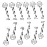 Abaodam 20 Stück Reset Schlüssel Schlüsselschalter Lichtschalter Mit Schaltschlüssel Sicherheitsschalter Schlüssel Rohrschlüssel Wetterfester Sicherheitsschlüsselschalter