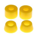 KBOLAE 2 Longboard Skateboard Truck Kit Bushings 90A für 2Trucks Gelb