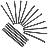Healeved 20 Stück Holzkohle Sticks 7 9mm Durchmesser Professionelle Zeichenkohle für Skizzieren und Malen Langlebige Gepresste Holzkohle für Hobbykünstler und Erwachsene