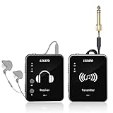 MS-1 Drahtloses In-Ear Monitoring, LEKATO Professionelles kabelloses 2.4G Stereo IEM-System mit Sender & Empfänger Betrieb im Mono- und Stereo-Mode Geeignet für Studio Live-Auftritt und Musiker