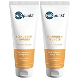 Fußpunkt Schrunden Wunder - Intensive Fußpflege für stark verhornte, rissige Haut - 2x 125 ml