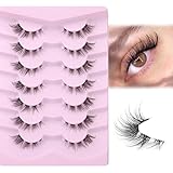 Wimpern,Fake Lashes Cat Eye Wimpern Extensions Künstliche Wimpern Cluster Lashes Eizelne Wimpern Natürliche Falsche Wimpern Natural Lashes