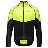 GORE WEAR Herren Fahrrad-Jacke Phantom, GORE-TEX INFINIUM, XXL, Neon-Gelb/Schwarz