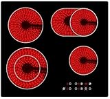 Hermitlux Glaskeramikkochfeld 59cm 4 Platten