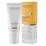 Jean & Len Essential Day Cream, ideal für jeden Hauttyp geeignet, optimiert die Hautfestigkeit, mit LSF 30 und pflanzlichem Kollagen, vegane und parfümfreie Tagescreme, 50 ml