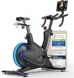 Sportstech sBike Lite - Smartes Heimtrainer Fahrrad mit LED - Deutsche Qualitätsmarke - App mit Kursen und 360° Tablet-Halterung für Full Body Workout - Ergometer, Indoor Fitnessbike