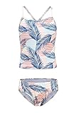 Moon Tree Großes Mädchen Geteilter Badeanzug Tankini Hawaiian Badeanzug Strand 11-12 Jahre Alt/146 152