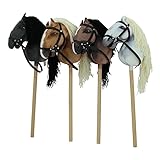 Sweety Toys Hobbyhorse Steckenpferd geeigent für Hobbyhorsing (schwarz)