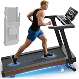 Cowmew Laufband für Zuhause, 7PS Laufband klappbares mit 1-20 km/h, 15% Steigung, Belastung 180Kg, App-kompatibles, LED-Anzeige, Pulssensor, Tablethalterung für Zuhause und Büro