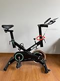 Heimtrainer Fahrrad Mit APP, Fitnessgeräte Für Zuhause Mit Tablet-Halter, Ergometer mit LCD-Monito, Spinning Bike Indoor, Cardio Geräte Für Zuhause 160kg Belastbar