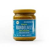 ecoterra Bio Mandelmus braun | 100% Mandeln | vegan | glutenfrei | Fairtrade | 250 g