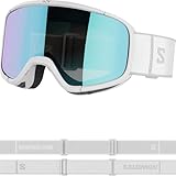 Salomon Aksium 2.0 Unisex Brille Ski Snowboard Freeride, Weiß