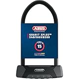 ABUS Bügelschloss Granit XPlus 540 + USH-Halterung - Fahrradschloss mit 13 mm starkem Bügel und XPlus Zylinder Sicherheitslevel 15-300 mm Bügelhöhe