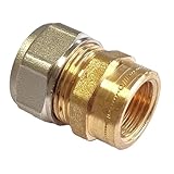 H2O-Flex® 16er Schraubfitting - Übergang mit 1/2' Innengewinde 16 x 2,0mm Klemmringverschraubung für Aluverbundrohr und Mehrschichtverbundrohr DVGW