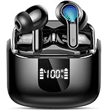 Bluetooth Kopfhörer, 50Std 3D-Stereo Kopfhörer Kabellos Bluetooth 5.4, Tiefer Bass Wireless Earbuds, 4 ENC Noise Cancelling Mic, 3g Mini USB-C in Ear Ohrhörer, IP-X7 Wasserdicht Headphones Sport Gym