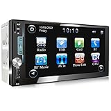 XOMAX XM-2V784D Autoradio mit DAB+, Mirrorlink für Android, Bluetooth Freisprecheinrichtung, 7 Zoll / 18cm Touchscreen Bildschirm, 7 Beleuchtungsfarben, FM, SD, USB, 2 DIN