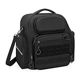 Damero Pilotenkoffer für Kopfhörer, Kopfhörer Tasche für Flieger, Großraum-kopfhörer Case für Piloten-Headset, Piloten-Kniebrett und mehr, schwarz