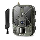 POMIACAM Wildkamera HC-940Pro-ULTRA 120 MP 4K-Live-Video 4G-Fotofalle mit IR-LED-Nachtsicht-Bewegungserkennung Eingebauter 8000-mAh-Lithium-Akku IP65 wasserdichte Outdoor-Überwachungs-Tierkamera