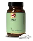 Quintessence GABA Kapseln 60 Stk. - 500mg pro Kapsel, Mit Markenrohstoff AMINOFERMENT® GABA, Mehr als 99% Reinheit, Vegan & ohne Zusatzstoffe, Produziert in Österreich