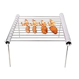 Tragbare Grills, Edelstahl-Holzkohlegrill, Mini-Kleingrill für Picknick, Outdoor-Hinterhofküche