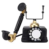 NUOBESTY Vintage Telefon Tischdekoration Retro Telefonmodell aus Langlebigem Material Kreative Heim und Büroornamente Zufällige Farbe Zufällige Farbe