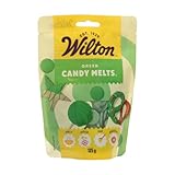 Wilton Candy Melts Dunkelgrün: Schmelzende Glasur mit Süßem, Cremigem Geschmack zum Gießen, Dippen und Dekorieren - für Cake Pops, Keksen, Pralinen und Kuchen - 125 g