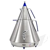 BEEM Germany Pyramid A10, 10.0 Liter Samowar, Edelstahl/Blau