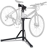 Sportneer Fahrrad Montageständer, Aluminium Montageständer für Fahrräder faltbar Fahrrad Reparatur Rack lötstation, Bis 27 kg, Höhenverstellbar, klappbar und 360° drehbar, für MTB, Rennrad, E-Bike