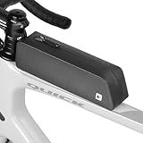 Rhinowalk Fahrrad Rahmentasche K34 – wasserdichte TPU Bike Frame Bag mit Gurten & Schrauben, Aerodynamische Satteltasche für Rennrad & City Bike（Schwarz）
