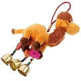 Sosoport Kamelpuppenspielzeug Kleine Ausgestopfte Kamel-hängeornamente Ausgestopftes Kamel Schlüsselanhänger Mit Cartoon-Tier Kamel Stofftier Kamelspielzeug Kamele Metall Light Brown