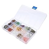 HOODANCOS DIY Steinschmuck Perlen Unregelmäßige Natursteinperlen Für Armbänder Und Halsketten Fächer Aufbewahrung Vielseitig Einsetzbar