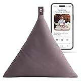 Inner Peace Dreieck Zabuton Meditationsmatte |100% Bio Baumwolle | Nachhaltig & Ergonomisch| Waschbarer Bezug|Unterlage für Meditationskissen | Zen Matte für Yoga & Meditation |OEKO-TEX Standard 100