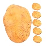 RORPOIR Äußerst Realistisches Kunstgemüse – 6er-Pack Künstliche Kartoffeln Zur Dekoration Für Restaurants Oder Zur Küchenpräsentation