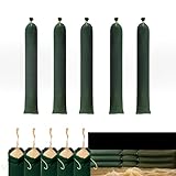 Sixinfeto Sandsäcke Hochwasser 5 Stück 120x20cm Sandsack Zum Befüllen und Beschweren Silosandsäcke Hochwassersperre Für Hochwasserschutz