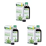 Schoenenberger - Spitzwegerich naturreiner Heilpflanzensaft - 1x 200 ml Glasflasche - der rein pflanzliche Hustenstiller - freiverkäufliches Arzneimittel - bio (Packung mit 3)