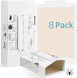 Panexf Spinnenfalle Klebefallen Spinnenfänger 8 Stück Insektenfänger Klebefalle 27 * 13.5 cm Spinnenabwehr Spider Catcher für Innen Wohnung