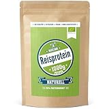 Reisprotein vegan von Maskelmän - 1 KG - 88% Eiweiss - Extrafeines Bio Reisprotein aus der Reiskleie - Ideale vegane Eiweissquelle