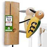 Eli® Klopfspecht für Kinder aus Holz - Klingel für Baumhaus - Spielhaus - Kinderzimmer - Haustür - Stelzenhaus - Kinderspielhaus - Glocke - Geschenk für Jungen und Mädchen