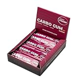 OMNi POWER Carbo Gum Erdbeere | Riegel statt Gel | Der schnelle und einfache Energielieferant | 12 x 30 g Gel